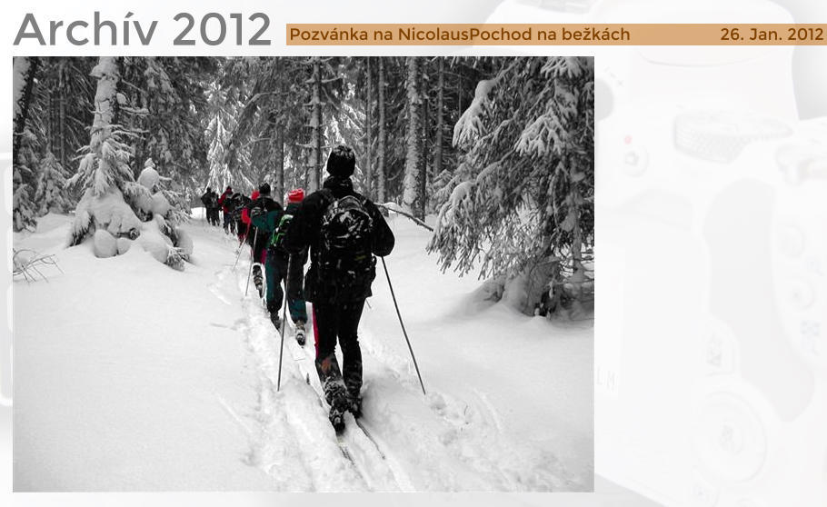 Pozvnka na NicolausPochod na bekch                    26. Jan. 2012 Archv 2012