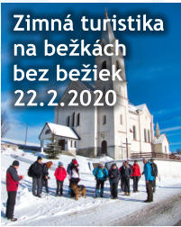Zimn turistika na bekch bez beiek 22.2.2020